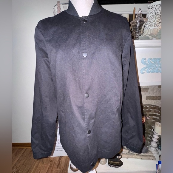 Bolongaro Trevor Black Bomber Jacket. Size M. GUC - Picture 2 of 7